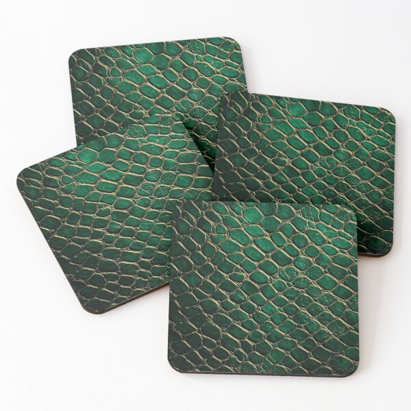 Item preview, Luxury Emerald Green Crocodile Skin Phone Case | Premium Reptile Texture Aesthetic Cover designed and sold by ColorSplash123.