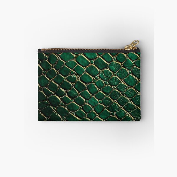 Item preview, Luxury Emerald Green Crocodile Skin Phone Case | Premium Reptile Texture Aesthetic Cover designed and sold by ColorSplash123.