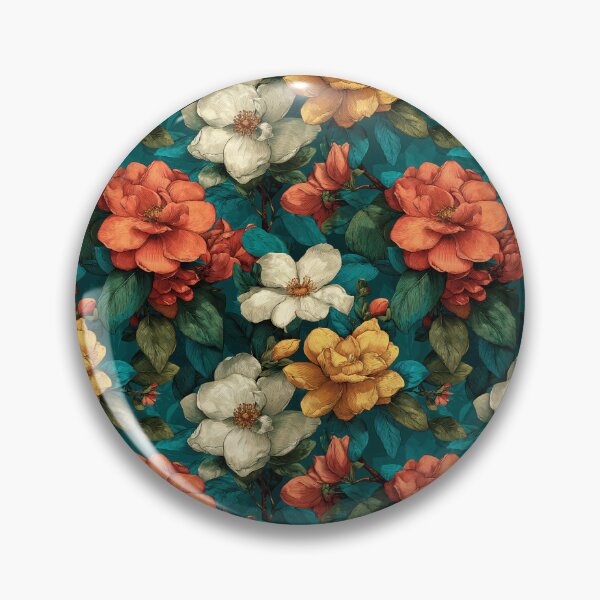 Item preview, Colorful Gardenias Print  - Botanical Garden Pattern  - Anniversary Gifts For Dad designed and sold by RoyalStarsPatts.
