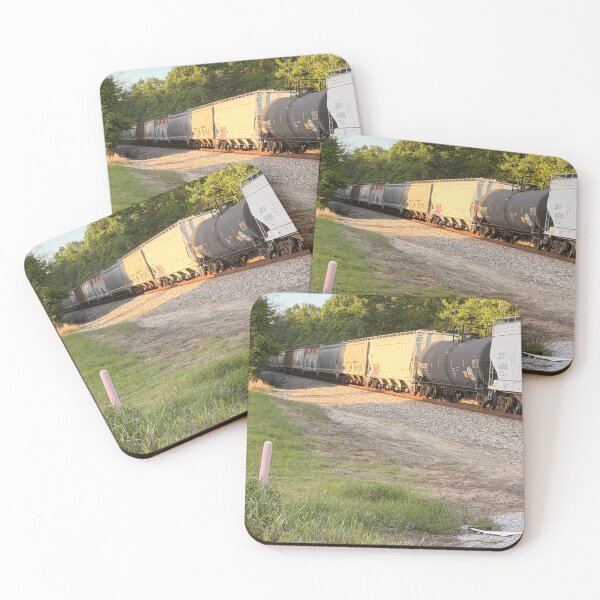 Item preview, Rustic Train Cars on Quiet Railway Tracks. designed and sold by Pearls1.