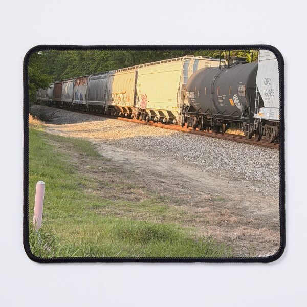 Item preview, Rustic Train Cars on Quiet Railway Tracks. designed and sold by Pearls1.