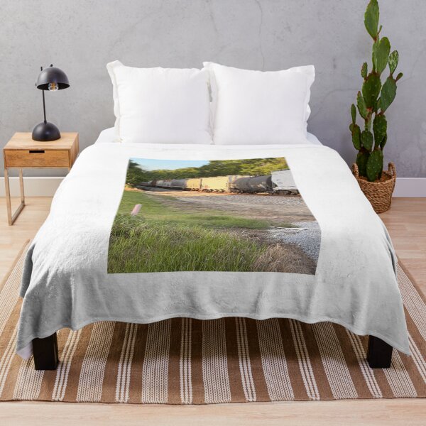 Item preview, Rustic Train Cars on Quiet Railway Tracks. designed and sold by Pearls1.