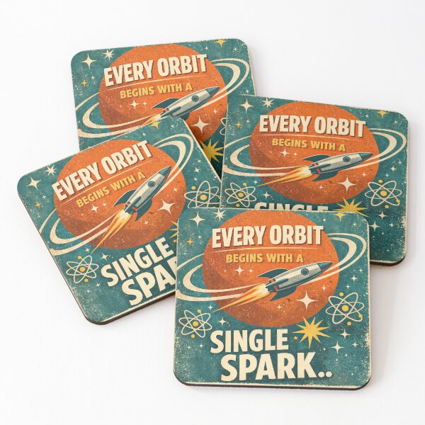 Item preview, Retro Cosmic Spark designed and sold by ForeverPrintsOK.