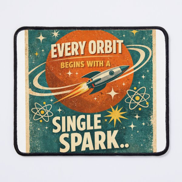 Item preview, Retro Cosmic Spark designed and sold by ForeverPrintsOK.