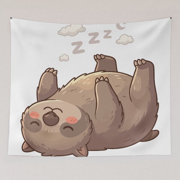 Item preview, Zero Dignity Nap Funny Sleeping Wombat designed and sold by Petzzz.