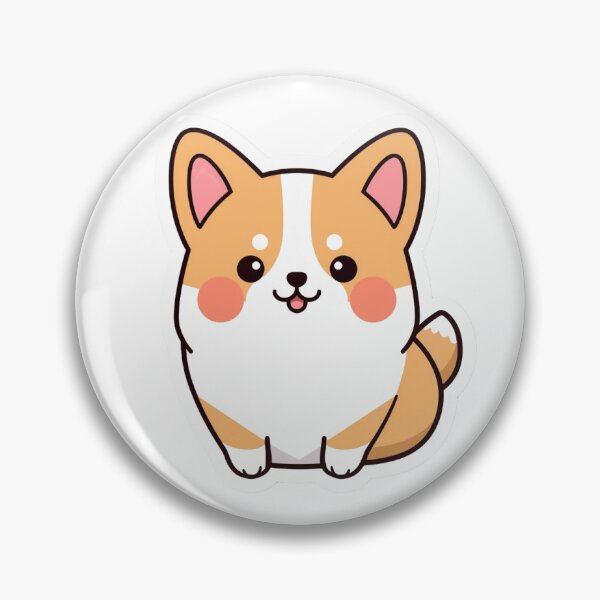 Item preview, Corgi Butt Sticker — Cute Kawaii Dog Decal for Laptop, Car Bumper & Water Bottle designed and sold by Stick_It_With_Love.