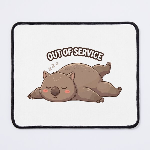 Item preview, Out Of Service Lazy Exhausted Wombat designed and sold by Petzzz.