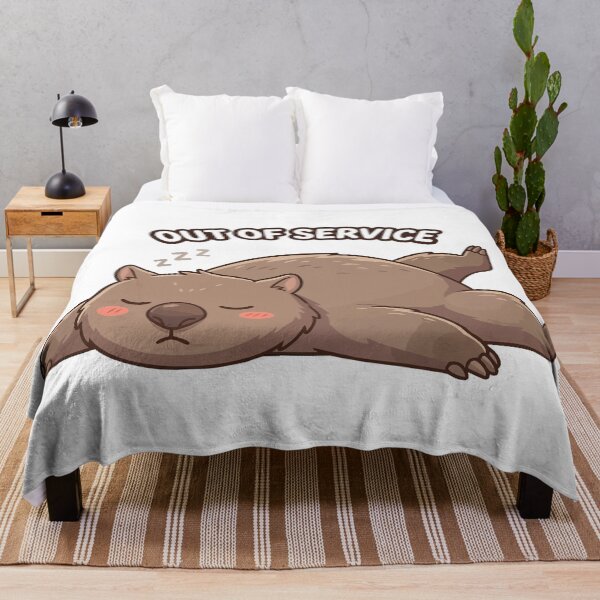 Item preview, Out Of Service Lazy Exhausted Wombat designed and sold by Petzzz.