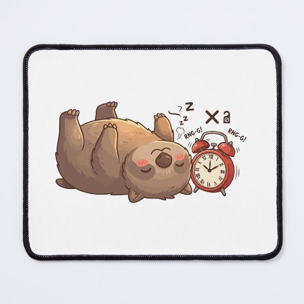 Item preview, Snooze Champion Heavy Sleeping Wombat designed and sold by Petzzz.