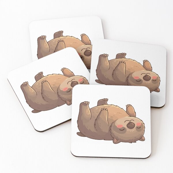 Item preview, Gravity Error Upside Down Sleeping Wombat designed and sold by Petzzz.