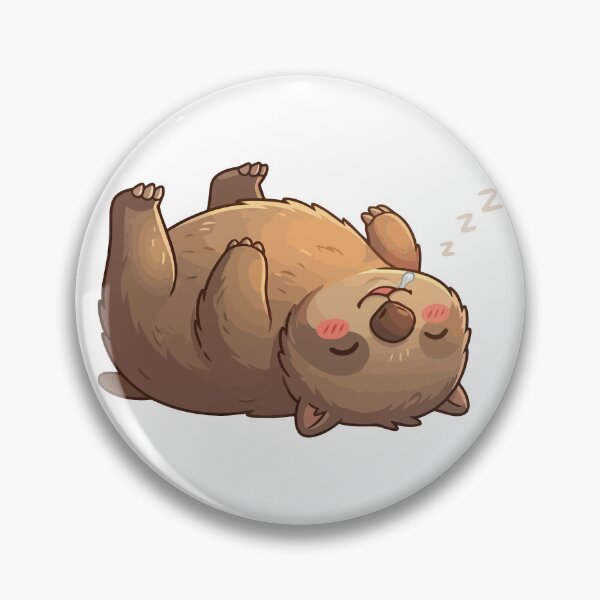 Item preview, The Knockout Nap Blissful Wombat Sleep designed and sold by Petzzz.