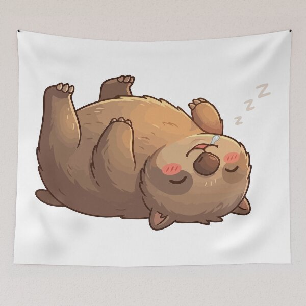 Item preview, The Knockout Nap Blissful Wombat Sleep designed and sold by Petzzz.
