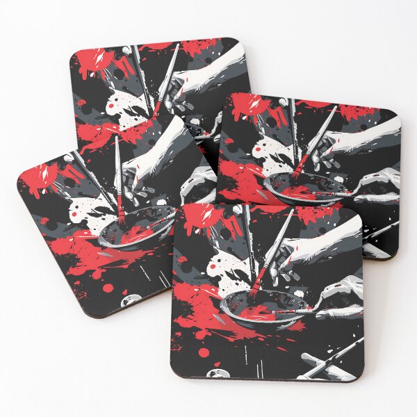 Item preview, Aggressive Red & Black Painting Hands designed and sold by Kantawich.