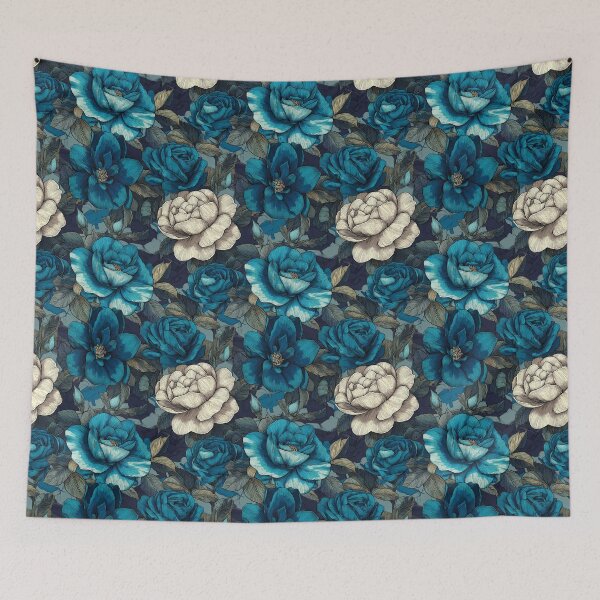 Item preview, Flourishing Gardenias Print  - Botanical Garden Pattern  - Anniversary Gifts For Mom designed and sold by RoyalStarsPatts.