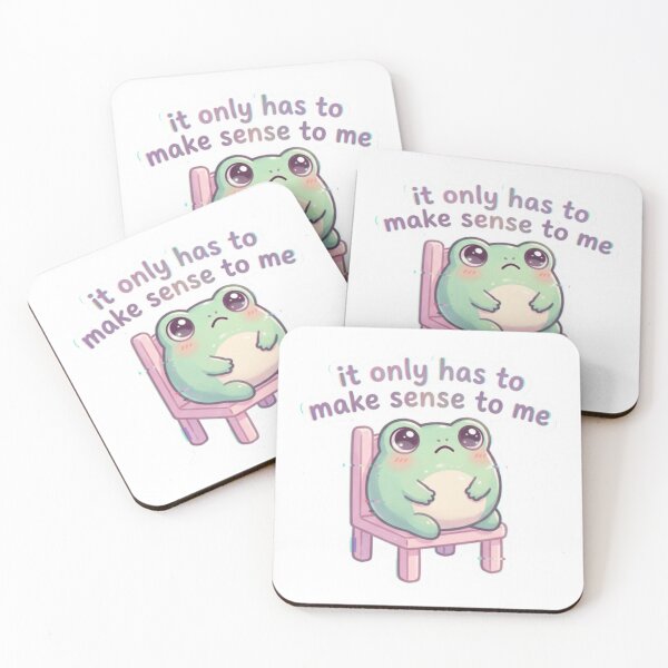 Item preview, It Only Has To Make Sense To Me Frog designed and sold by Imaginarium of Chaos falcon88 .