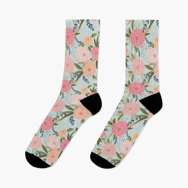 Item preview, Cute Pastel Floral Pattern designed and sold by elenabdesigns.
