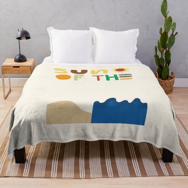 Item preview, Mid Century Modern Sun of the Beach - Minimalist Abstract Coastal Art designed and sold by GoodBaguette.