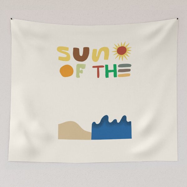 Item preview, Mid Century Modern Sun of the Beach - Minimalist Abstract Coastal Art designed and sold by GoodBaguette.