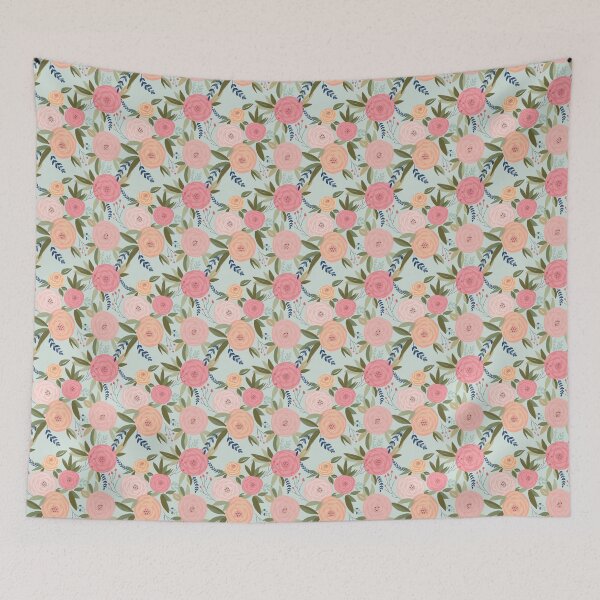 Item preview, Cute Pastel Floral Pattern designed and sold by elenabdesigns.