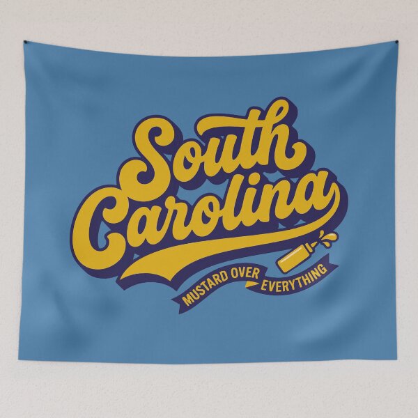 Item preview, South Carolina Mustard Over Everything Vintage Retro BBQ Culture Design designed and sold by Cozy-Old-Pub.
