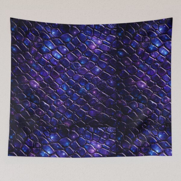 Item preview, Galaxy Snake Skin Phone Case | Cosmic Purple Blue Nebula Reptile Aesthetic Cover designed and sold by ColorSplash123.