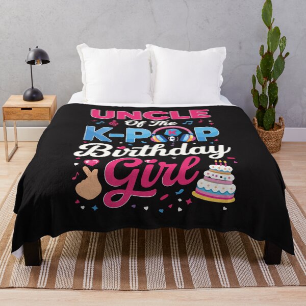 Item preview, Uncle of The Kpop Birthday Girl Cute Family Party Korean Music designed and sold by DonaldMcCullum.
