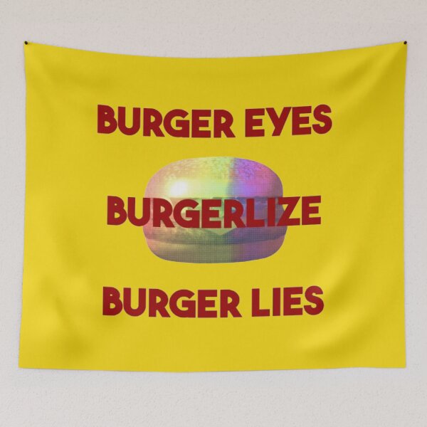 Item preview, burger eyes burgerlize burger lies designed and sold by trinketgal.