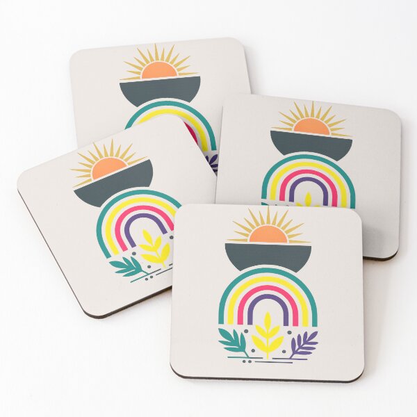 Item preview, Boho Rainbow - Bohemian - Sun - Bold Design - Colourful - Nature designed and sold by Deas Creations.