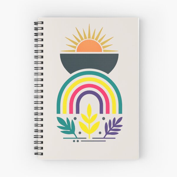 Item preview, Boho Rainbow - Bohemian - Sun - Bold Design - Colourful - Nature designed and sold by Deas Creations.