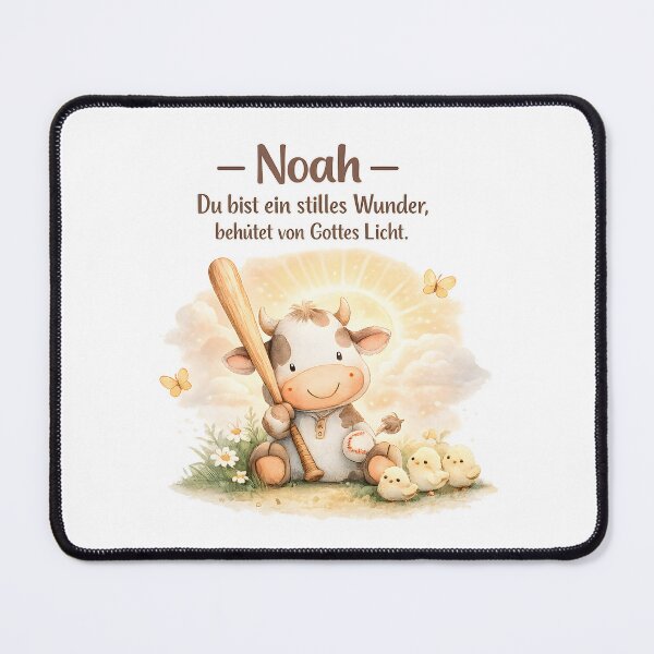 Item preview, Personalized cow nursery poster with the name Noah designed and sold by LoveNurseries.