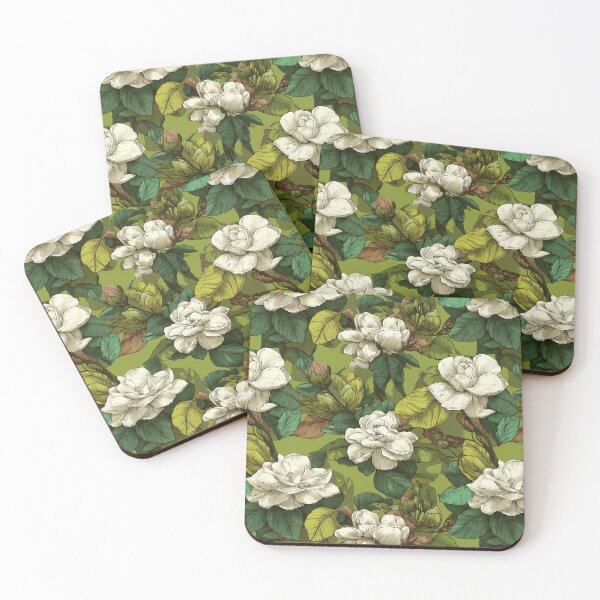Item preview, Unique Gardenias Texture  - Birthday Flower Pattern  - Best Friend Gifts designed and sold by RoyalStarsPatts.