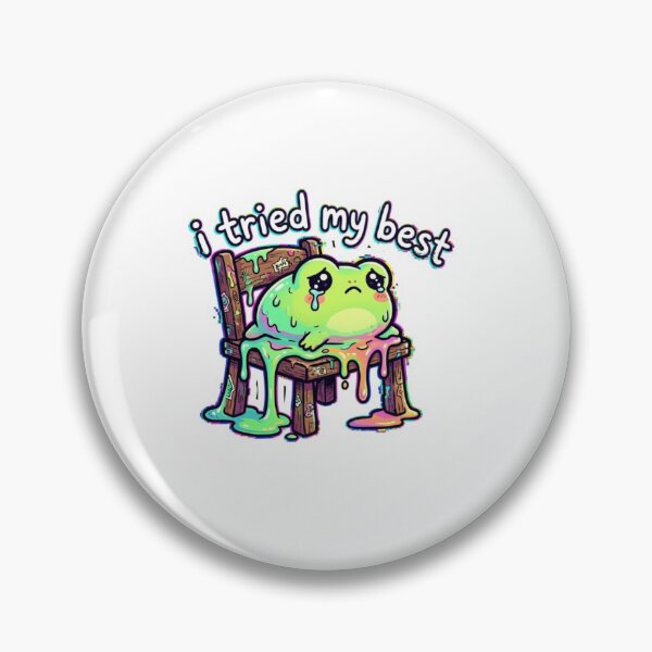Item preview, Tried My Best Frog designed and sold by Imaginarium of Chaos falcon88 .