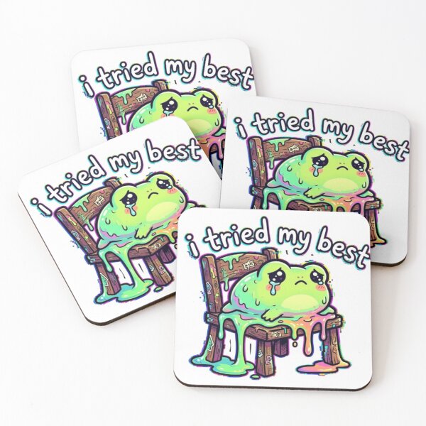 Item preview, Tried My Best Frog designed and sold by Imaginarium of Chaos falcon88 .