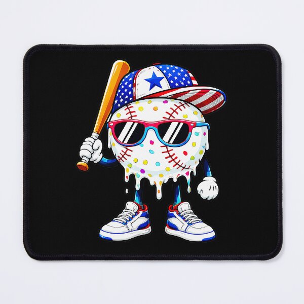 Item preview, American Flag Baseball Player Fan Gift designed and sold by QuentinHarrow.