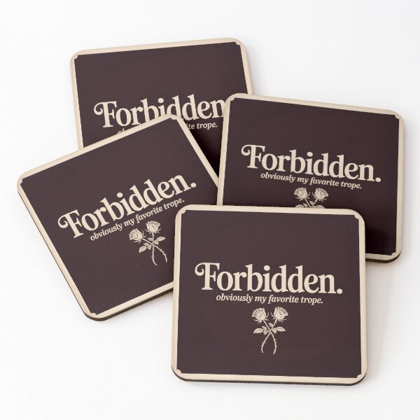 Item preview, Forbidden Obviously My Favorite Trope Dark Romance Reader designed and sold by faes-n-tropes.