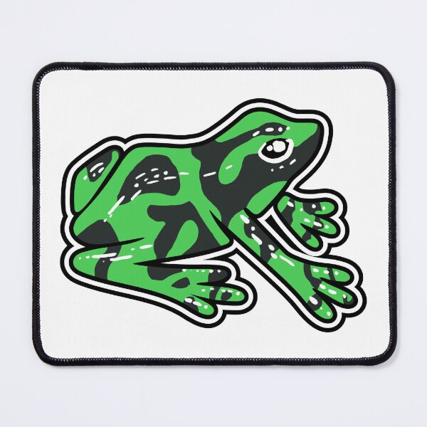 Item preview, Green and Black Poison Dart Frog designed and sold by ODruryStudios.
