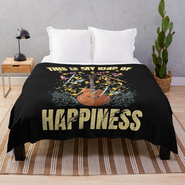 Item preview, This Is My Kind Of Happiness Guitar Music Lover Vintage Design designed and sold by Joyful-Pixel.