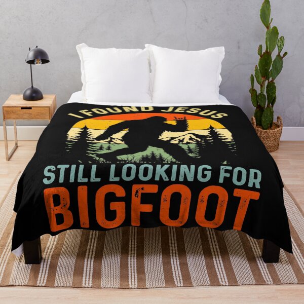 Item preview, I Found Jesus Still Looking For Bigfoot Cryptozoology  Humor designed and sold by QuentinHarrow.