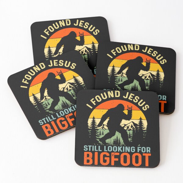 Item preview, I Found Jesus Still Looking For Bigfoot Cryptozoology  Humor designed and sold by QuentinHarrow.