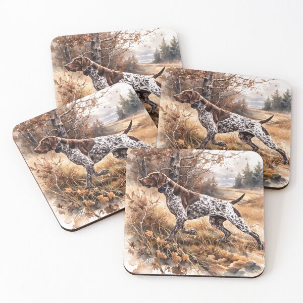 Item preview, German Shorthaired Pointer , Watercolor  Art  designed and sold by TammyHunterArt.