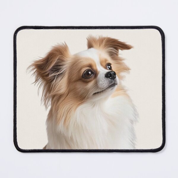 Item preview, Papillon Zeffi Perception Flow Portrait Design – Minimal Aware Dog Aesthetic designed and sold by ArtivaNest.