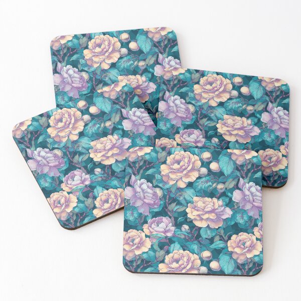 Item preview, Colorful Gardenias Texture  - Flower Bouquet Pattern  - Birthday Gifts designed and sold by RoyalStarsPatts.