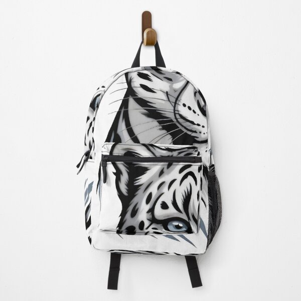 Item preview, Snow Leopard Face Minimalist Wildlife Illustration designed and sold by Zanigold.
