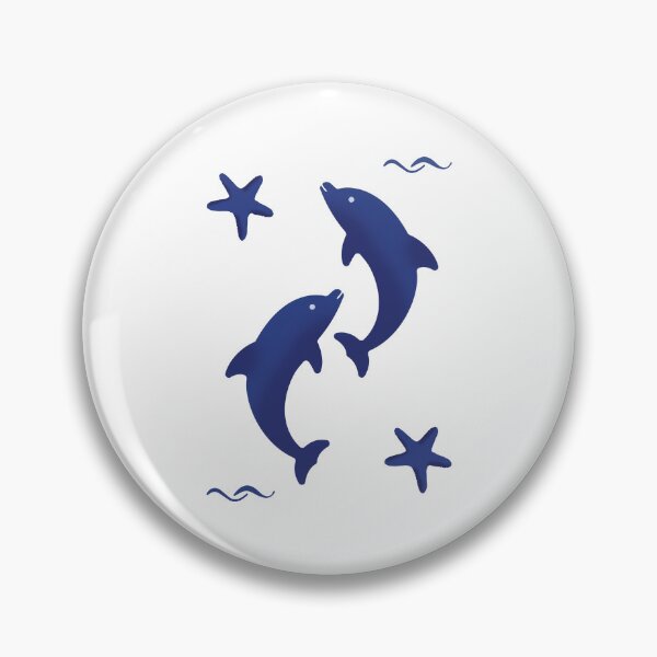 Item preview, Two playful dolphins  designed and sold by studiodrchicken.