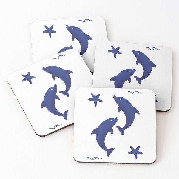 Item preview, Two playful dolphins  designed and sold by studiodrchicken.