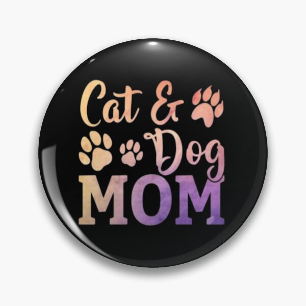 Item preview, cat & dog mom designed and sold by szydelkowanika.