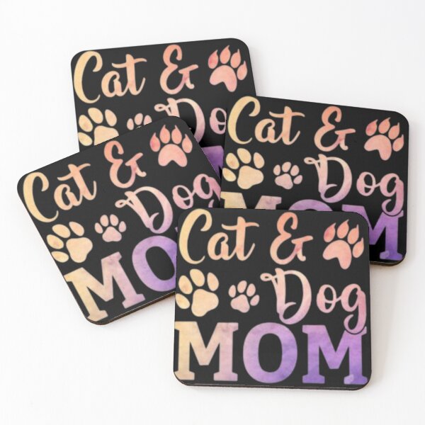 Item preview, cat & dog mom designed and sold by szydelkowanika.