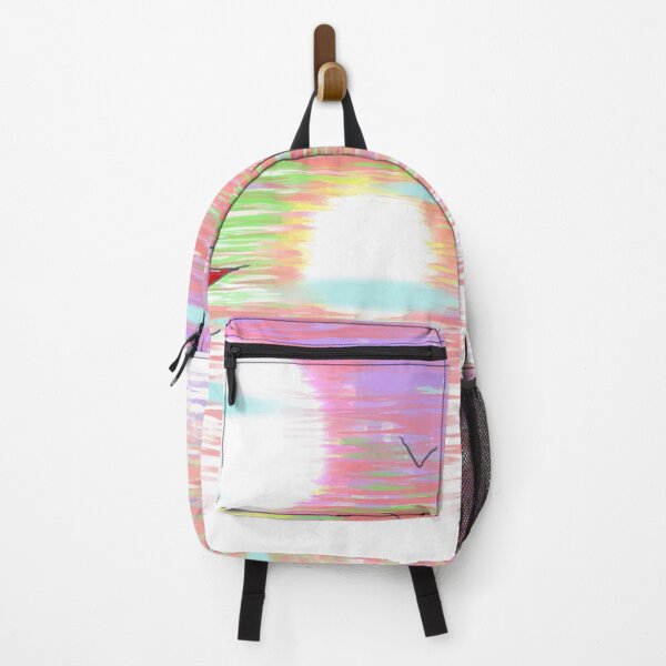 Item preview, Dancing at Pink Sunset — Abstract Coastal Art designed and sold by ZorianArt.