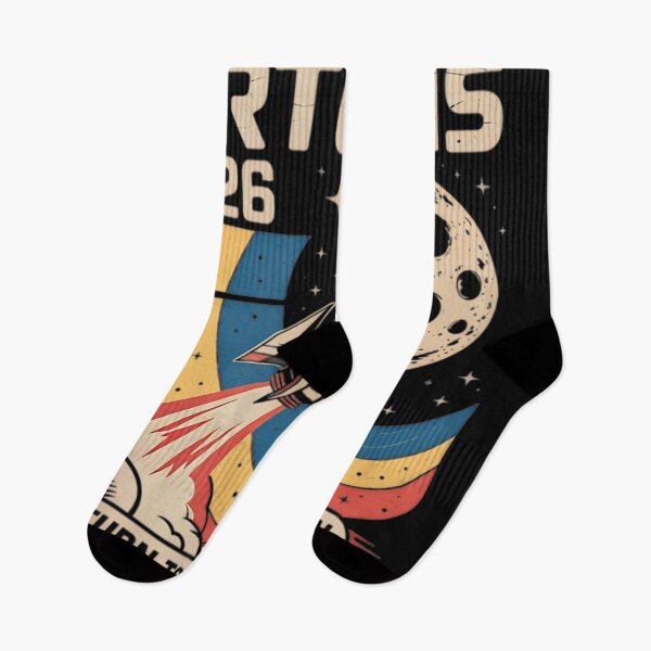 Item preview, Vintage Retro Artemis 2026 Return To The Moon Space Rocket Launch Aesthetic Art designed and sold by RuperDelois.