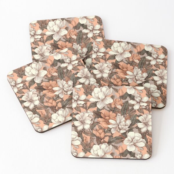 Item preview, Edgy Gardenias Print - Flower Floral Pattern  - Birthday Gifts For Dad designed and sold by RoyalStarsPatts.